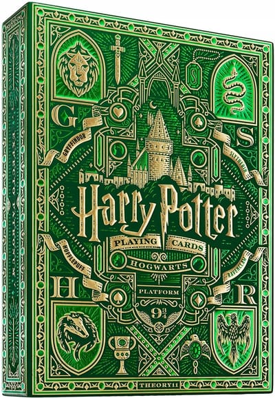 Theorie11 Harry Potter Zwadderich Speelkaarten Groen