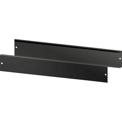 Rittal 2830081 AX sokkel, voor/achter, H: 100 mm, voor B: 800 mm Lenskap Plaatstaal Zwart (RAL 9005) 2 stuk(s)