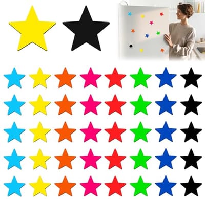 Kleurige Sterren Magneten voor Magnetische Borden, Koelkasten en Planners - Ideaal voor Kinderen en Organisatie