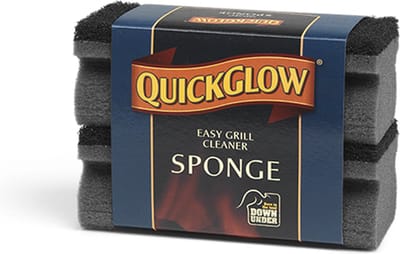 Quick Glow Easy Grill Cleaner Sponzen (4 stuks) voor het reinigen van het BBQ rooster