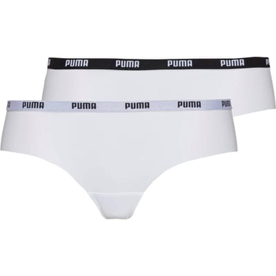 Puma Brazilian Briefs 2 Pack 603051001-300, Vrouwen, Wit, Slipje, maat: XS