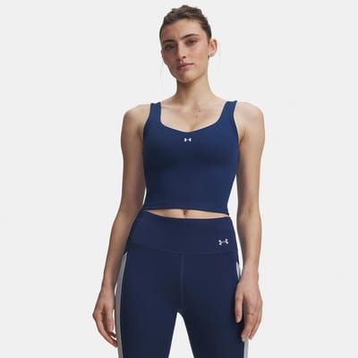 Under Armour Motion Mouwloos T-shirt Blauw XS Vrouw