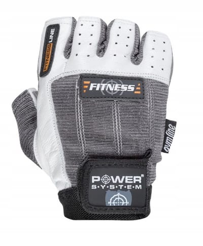 Power-System Fitnesshandschoenen - Wit/Grijs - Maat XL