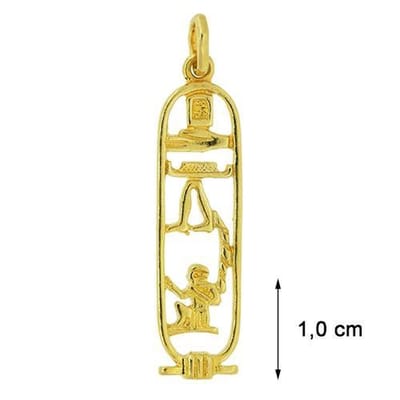 Blinx Jewels Vergulden Hanger Egyptische Plaat