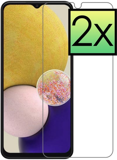 Screenprotector - 2 Stuks - Geschikt voor Samsung Galaxy A13 5G - Extra Sterk - Beschermglas - Gehard Glas - Tempered Glass - Screen Protector - Bescherm Cover