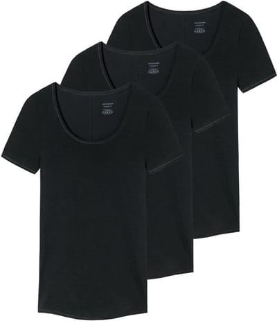 Schiesser Dames onder t-shirts 3 pack Personal Fit