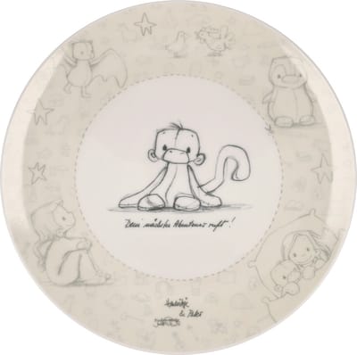 Goebel - Anouk | Bord Geloof in je dromen | Porselein - 23cm