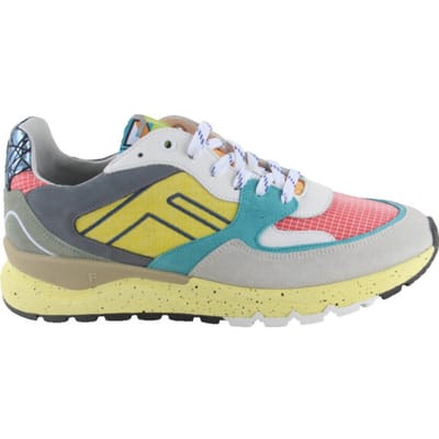 Floris van Bommel - DE TREENER 06.03 - Lage sneakersVrije tijdsschoenenHeren sneakers - Kleur: Geel - Maat: 42.5
