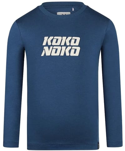 Koko Noko Shirt Mid blue maat 98