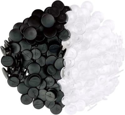 Ronde Knopen voor Schoenen - 300 Stuks, Schoenaccessoires met Gaten, H-Buckles en Creatieve Craft Materialen