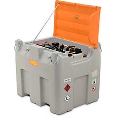 Mobiel tankstation CEMO DT-Mobil Easy Premium, Cematic 230 V elektrische pomp, dieseltank, 980 l, B 1270 x D 1070 x H 1120 mm