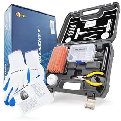 Professionele 60-delige Bandenreparatieset voor Auto, Vrachtwagen, Motorfiets en ATV