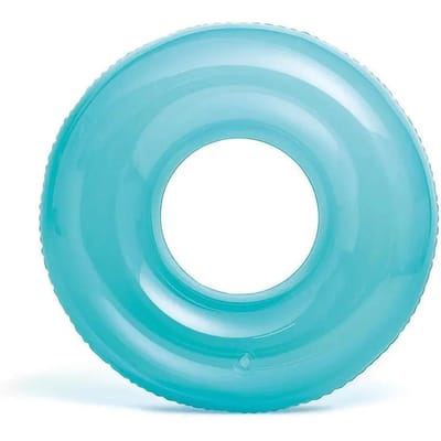 Intex Neon Frost Zwemband 59260NP, Opblaasband, Drijvend Speelgoed Voor Zwembad en Meer, Duurzaam Vinyl, Felle Neonkleur, Meerkleurig