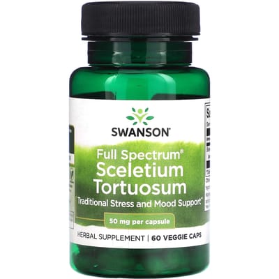 Full Spectrum Skeletal Tortuosum, 50 mg, 60 vegetarische capsules