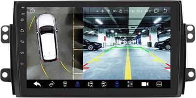 Autoradio bluetooth met camera - Carplay - Voor Suzuki SX4 en Fiat Sedici (2006-2013) - Geschikt voor Apple en Android - Stereo - Navigatie - Navigatiesysteem auto