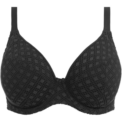 Elomi Bazaruto Plunge Dames Bikinitopje - Zwart