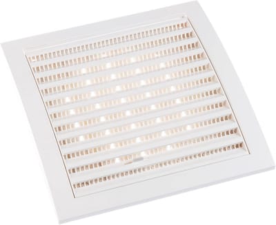 Rond Ventilatierooster 125mm met Schuifregelaar en Insectenhor