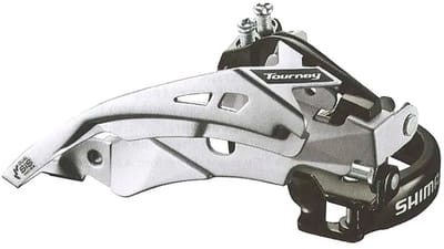 Shimano Tourney Top Swing Voorderailleur Zilver 3 x 7/8s