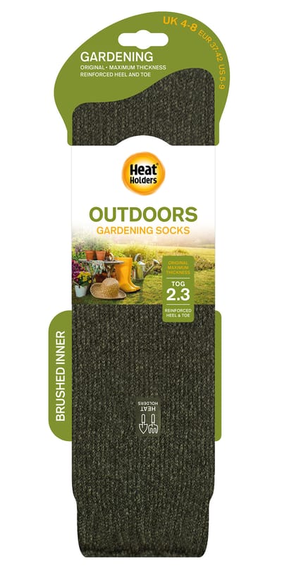Heat Holders Lange thermo tuinsokken voor heren - Bos Groen