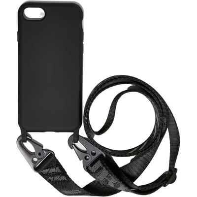 Urban Classics Phonecase with Logo Strap iPhone 6/7/8 Zwart