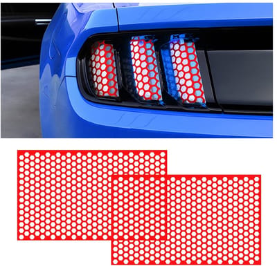 Dailygoods- Autokoplampfolie 2 Stuks - Universele Getinte Folie - Waterdicht - Zelfklevend - Multifunctioneel Autoaccessoire - Hoogwaardig PVC - Achterlichtfolie