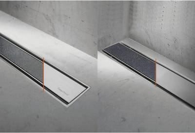 Easy Drain Compact TAF afvoergoot enkele plaat 70cm 50mm met Zero design rooster RVS