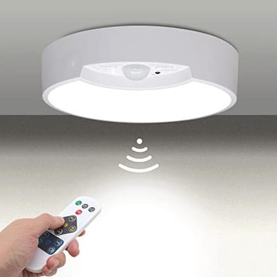 Dimbare LED Plafondlamp met Bewegingsmelder en Afstandsbediening voor Binnen en Buiten