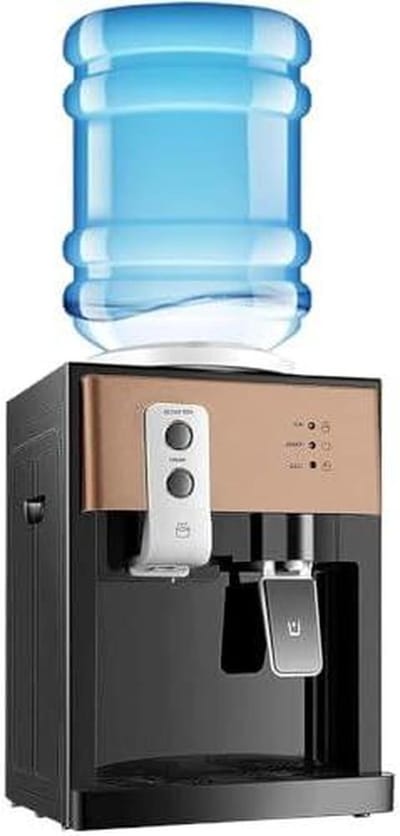 Waterdispenser Aanrecht - Waterkoeler Kraan - Direct Drinken - Drievoudige Temperatuur - 27x24x36 cm - Wit Goud