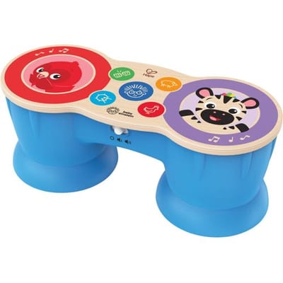 Hape Baby Einstein Upbeat Tunes Magic Touch Drum - Mijn eerste Drumstel - Speelgoed Muziekinstrument voor Kinderen