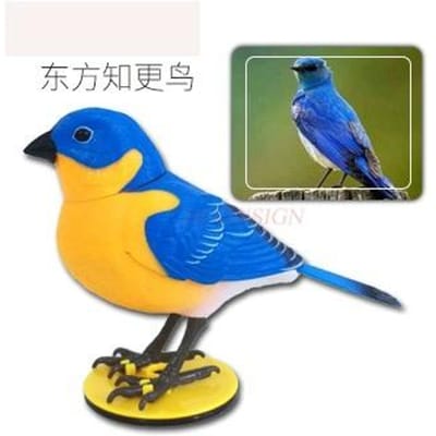 Kinderen's Intelligente Elektrische Spraakbesturing Inductie Simulatie Vogel Kan Roepen En Bewegen Lichtbesturing Puzzel Muziek Elektronisch