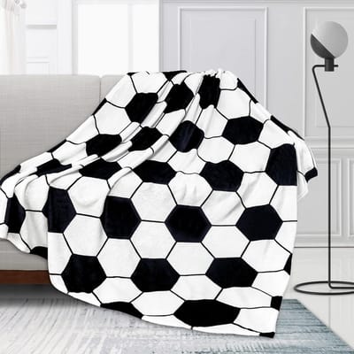 Voetbaldeken voor Kinderen - Zachte en Gezellige Cadeaus voor Voetbalfans