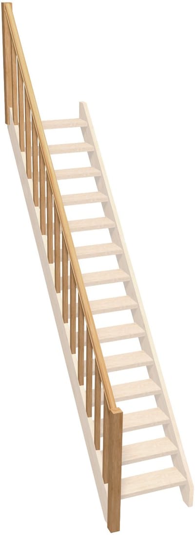 Kordo - Balusters voor rechte trap - Normandie - Vurenhout