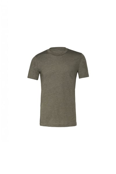 Bella+Canvas Unisex Heather CVC Short Sleeve Tee CV3001CVC - Heather Military Green - L