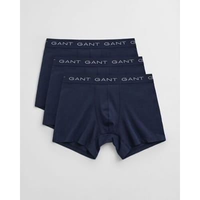 Gant Ondermode Boxer Briefs 3Pack Uni Color Marine / male