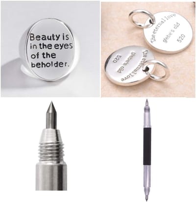 Wolfraamcarbide Tip Schraper Graveren Ets Pen Diy Graveren Etcher Etsen Tool Voor Metalen Glas Keramische Sieraden