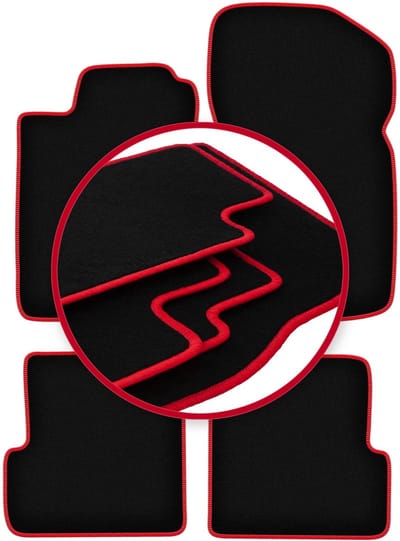 CARLUX-RED automatten voor: Renault Megane I cabrio, coupé (1995-2002)