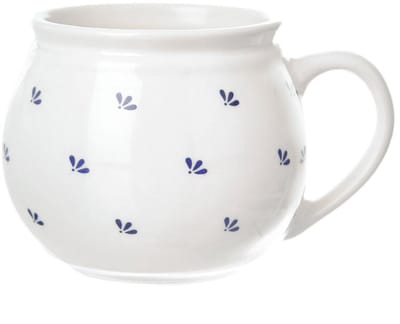 Orion Modrobila - Keramische Beker - 190 ml - Witte Afwerking - Gemakkelijk Gebruik