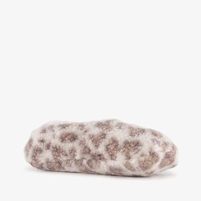Thu!s dames ballerina sloffen beige - Maat 37/38 - Pantoffels