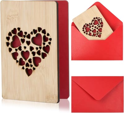 Greeting Card - Wedding - Envelope - Birthday - Bamboo - Travel - Surprise - Valentine's Day - Card voor Man / Vrouw