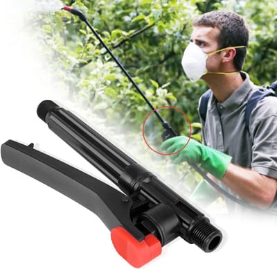 Tuinsproeier Handgreep, Tuin Spuitpistool voor Rugzak Pomp Sproeier, Eenvoudige Bediening en Vervangingsonderdeel