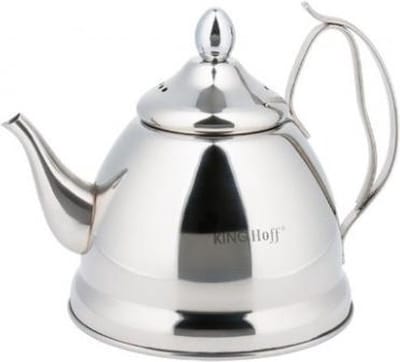 Kinghoff 3761 - Nostalgische theepot - 1 liter - RVS