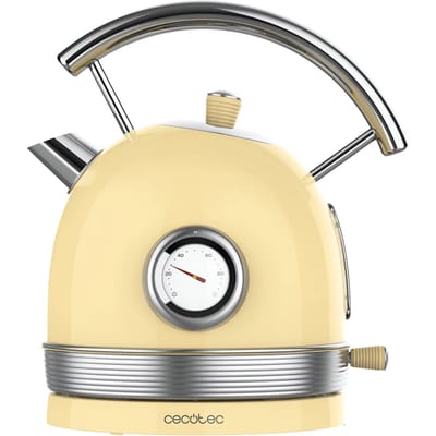 Waterkoker Cecotec Thermosense 420 Vintage Light Yellow 2200 W 1,8 L