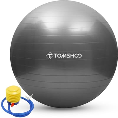 TOMSHOO Anti-burst Yoga Bal 45 cm/55 cm/65 cm/75 cm Stabiliteit Balans bal Pilates Barre Fysieke 45cm