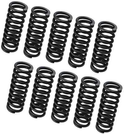 Drukveer Set - Trekveren Compressieveren - Machine Onderhoud - 65Mn Verenstaal - 1.5x26x20mm - Zilverkleurig