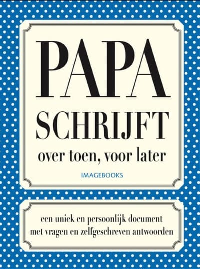 Papa schrijft - invuldagboek