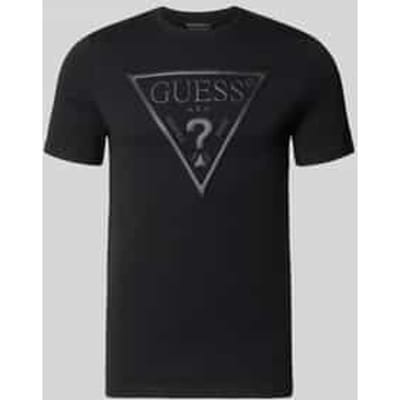 Guess T-shirt met zwart bedrukt logo