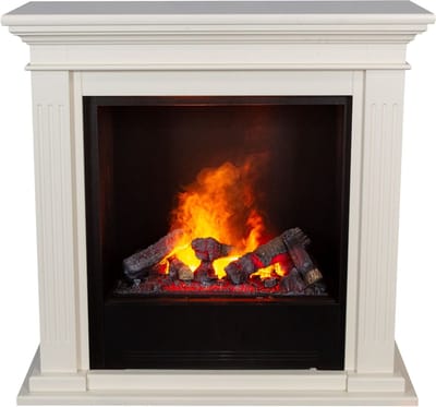 Xaralyn Elektrische haard - Cadiz EC6-MDW - Witte MDF haardombouw - Waterdamphaard - afstandsbediening