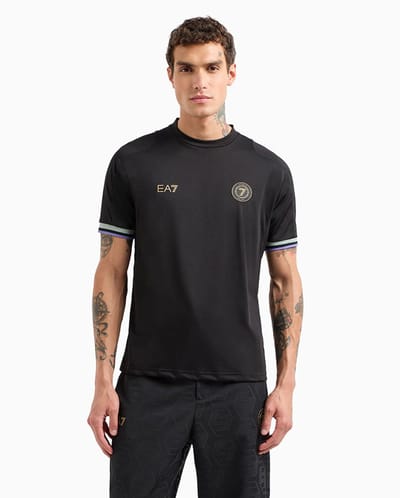 Ea7 Emporio Armani 7m000256_af13537 T-shirt Met Korte Mouwen Zwart 2XS Man
