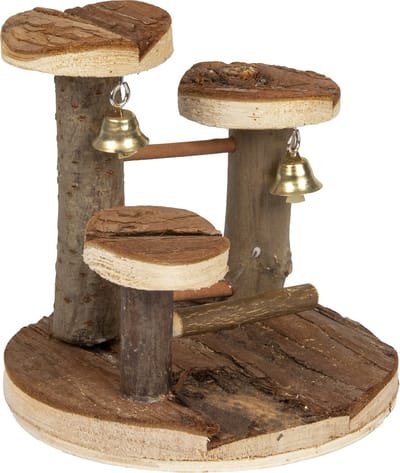 Flamingo Elly - Speelgoed Knaagdier - Ks Elly Hout 15x15x14cm - 1st - 130306 - 1st