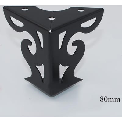4 stuks 8 cm Metalen Meubelpoten Openwerk Patroon Holle Tafel TV-kast Poten Meubelondersteuning Bankpoten Hardware voor Huis